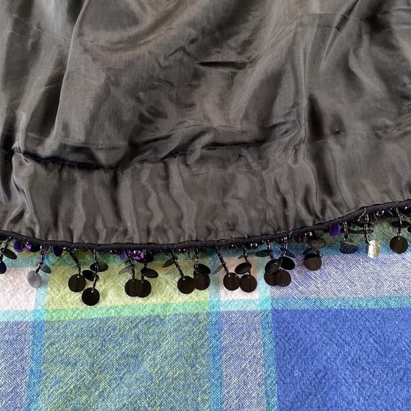 Vintage 60s beaded vest Embellished with sequins. 100% Wiool Must see Video - Picture 8 of 16